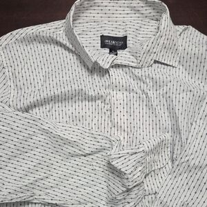 Men's White Patterned Shirt